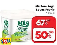 MİS TAM YAĞLI BEYAZ PEYNİR 500 G MİS TAM YAĞLI BEYAZ PEYNİR 500 G